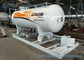 10M3 LPG Skid Filling Station 4.2T Lpg Skid Gas Tanker Double Nozzle Dispenser